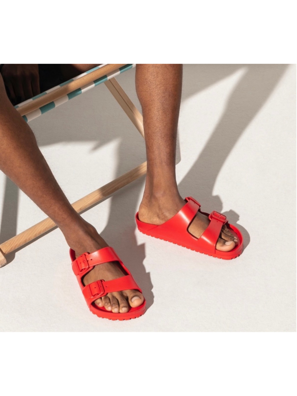 NEW Men's Arizona Essentials EVA Sandals Active Red- Size 11 (44)